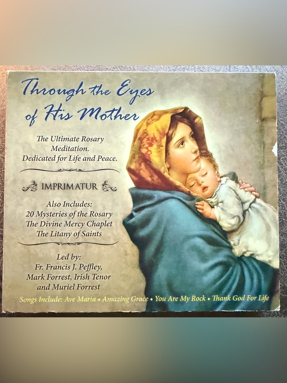Source Unknown - Mother and Child Artwork in Blue and Gold 2-CD set